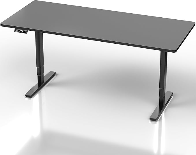 VIVO Electric 71 x 30 in Standing Desk Touch Screen Adjustment 220 lb Frame Support 2E Series Black Top Black Frame DESK-KIT-2E71B
