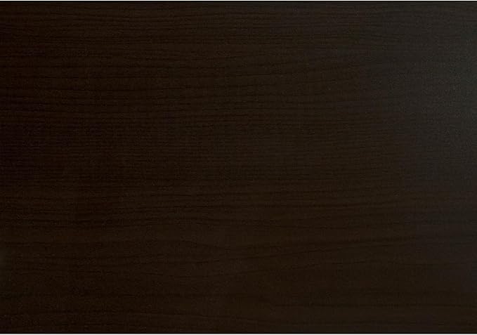 Modern Home Office Desk with Storage 48 Laptop Desk Contemporary X-Design Gold Metal Base Brown Laminate