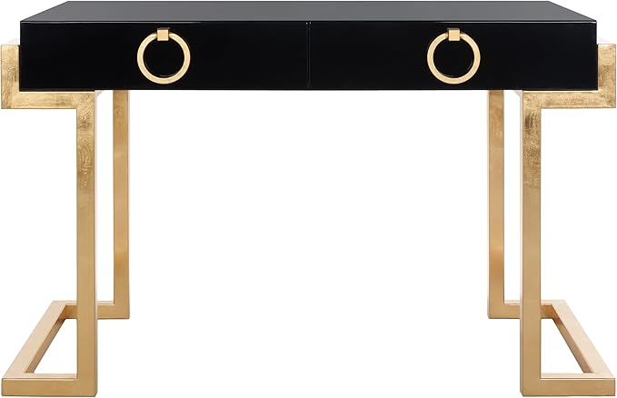 Safavieh Couture Collection Maia Black 2-Drawer Lacquer Desk