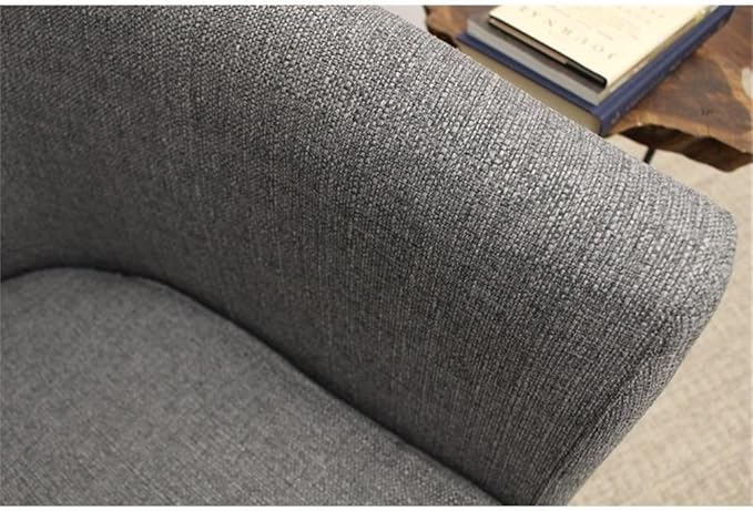 Pemberly Row Traditional Polyester Fabric Club Chair Gray Finish 32 H x 30.5 W x 27.5 D Padded Seat Classic Design Accent Chair for Living Room or Bedroom