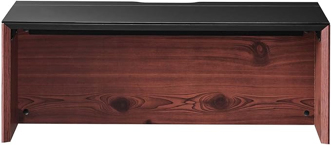 Modway EEI-6206-BLK-CHE Kinetic 38 Wall-Mount Office Desk Black Cherry
