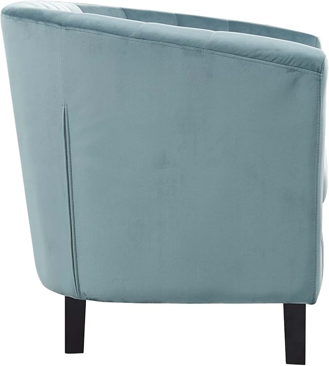 Modway EEI-2615 Prospect Velvet Upholstered Contemporary Modern Loveseat In Sea Blue