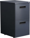Alera PA54-2820CH Two-Drawer Metal Pedestal File 16w x 19-1/2d x 28-1/2h Charcoal Charcoal