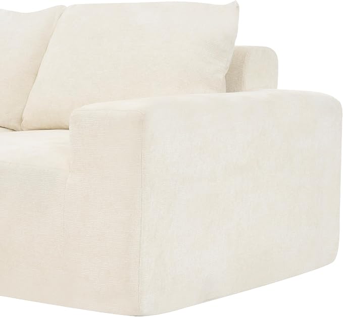 Merax 141.7 Modular Sponge Sofa Cloud Sectional CouchOversized U-Shaped with Deep Seat for Living Room
