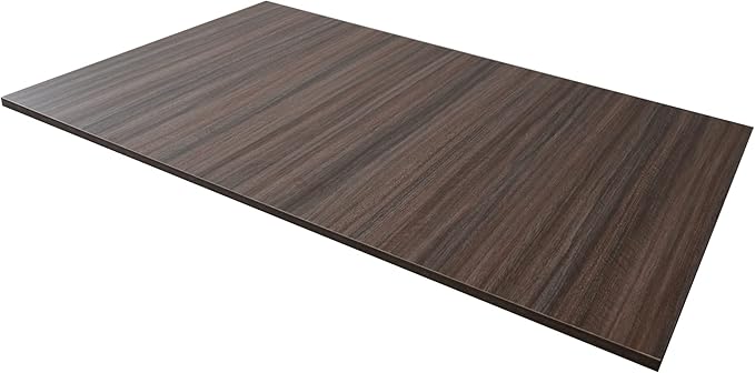 Kaboon Universal Tabletop 47.25x30 Solid One-Piece Melamine Table Top Double Desk L-Desk DIY Home and OfficeEucalyptus