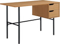 OSP Home Furnishings Denmark Writing Desk with Lockdowel Fastening System Natural