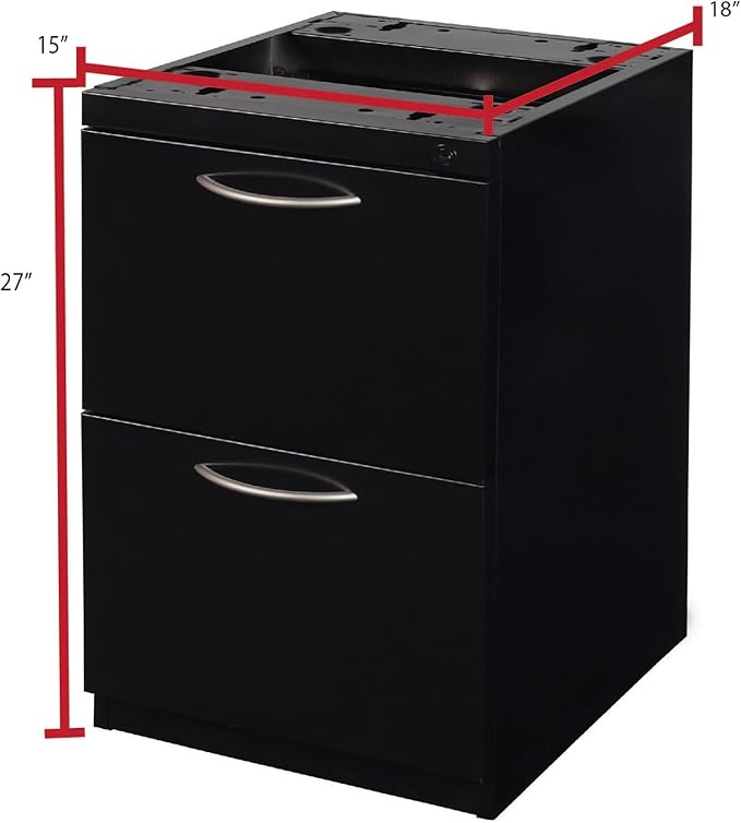 Regency Fusion File File Pedestal- Black
