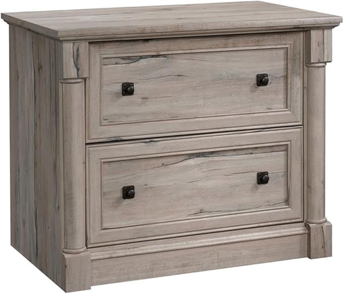 Pemberly Row 2 Drawers 29.61 Lateral Oak Engineered Wood Filing Cabinet Easy Assembly Stationary Legal/Letter Size for Home Office