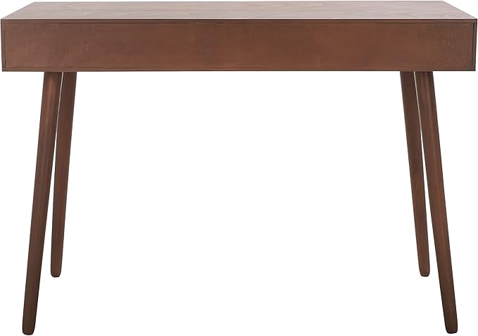 SAFAVIEH Home Collection O'Dwyer Brown 2-Drawer Computer Table Office Desk