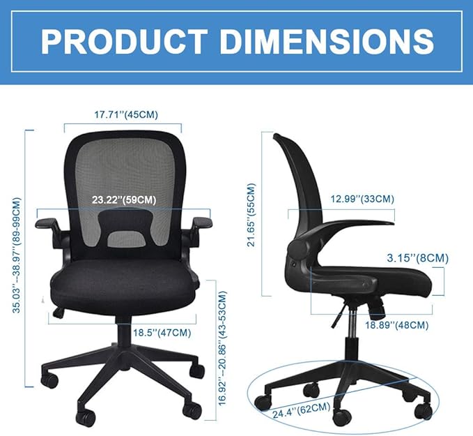 IPKIG Glass Computer Desk and Chair Set Foldable Office Chair and Glass Top Computer Desk with Carbon Steel Frame Home Office Desks Computer Table Study Writing Desk Workstation for Living Room