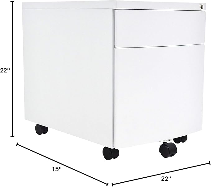 Ergohuman Eurotech Seating Mobile Pedestal White