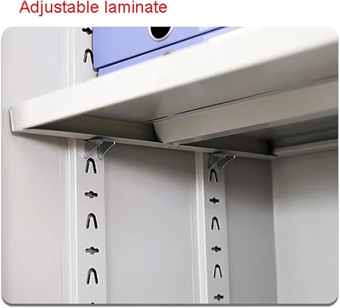 Metal Filing Cabinet for Home Office Lockable Storage with Visible Doors Ideal for A4 &amp(B)