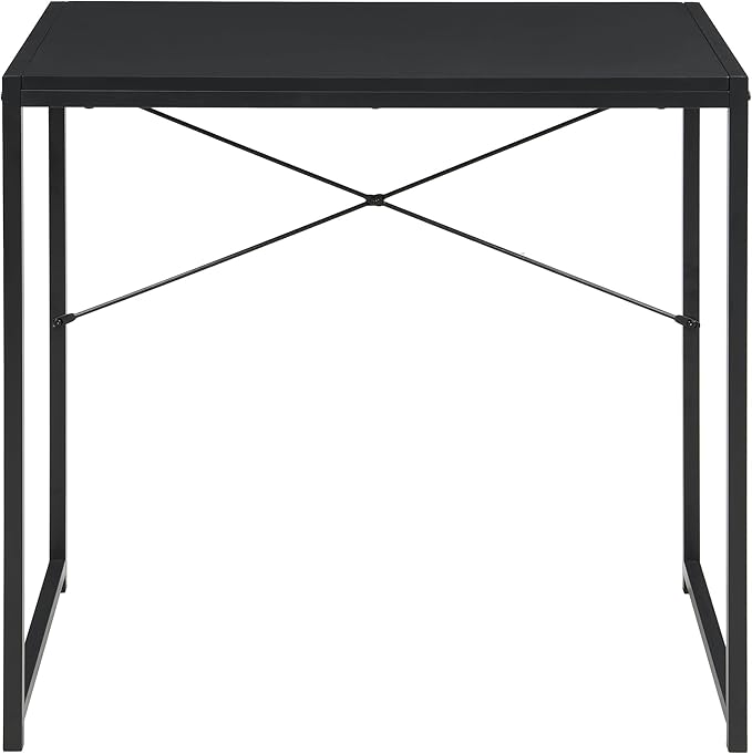 eHemco 30 Inch Small Rectangular Computer Desk for Home Office and Study Black