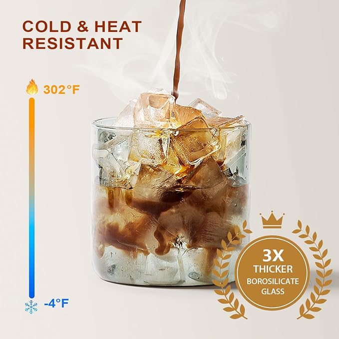 Ankou Glass Coffee Canister 900ml x 2 Jar Airtight Food Storage Container with Pop Lid Kitchen High Borosilicate Glass Contianers For Tea Coffee Bean Sugar