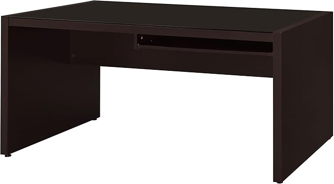 Coaster Home Furnishings - Delwin - Engineered Wood - 47-Inch Lift-Top Computer Desk with Drawers &amp File Cabinet Drawer Without Keyboard Tray Farmhouse Style - Home Office - Rustic Nutmeg - 8009