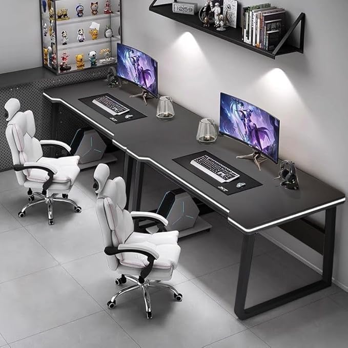 Gaming Desk Computer Writing Table Student Art Modren Simple Style PC Wood Suitable Portable Desk for Home Office