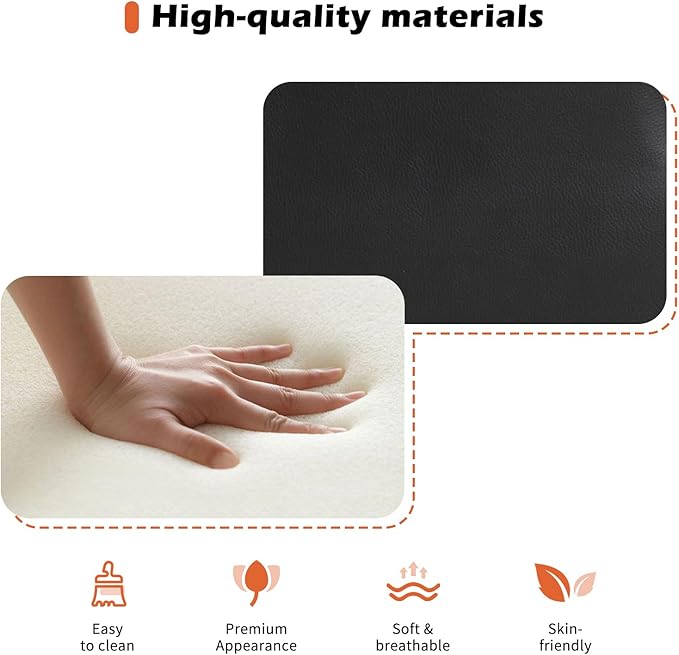 CANMOV Leather Power Lift Recliner Chair for Elderly Lift Chair Single Sofa with Massage and HeatingElectric Lift Recliner with Cup Holders USB Port for Living RoomBlack