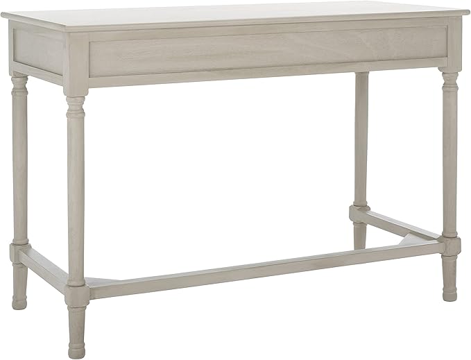 SAFAVIEH Home Collection Mckinlee Taupe 2-Drawer Computer Table Office Desk