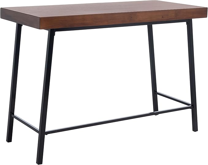 SAFAVIEH Home Collection Bernhart Walnut/Black Desk