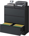3 Drawer Small File Cabinet with Lock Locking Filing Cabinet for Home Office Under Desk Storage Drawer Cabinet OrganizerBlack