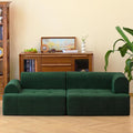 N&ampV Foam Sofa Made with All Foam Great for Livingroon and Bedroom (Green)