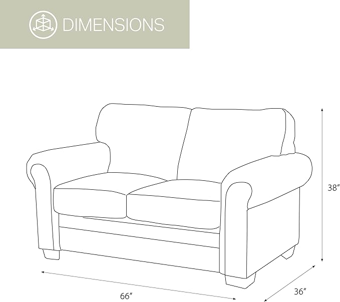 American Furniture Classics Microfiber Wild Horses Loveseat in Brown