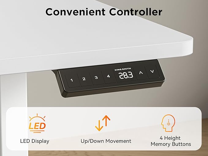 75x61 Inches Reversible L Shaped Standing Desk Height Adjustable with Cup Holder Electric Corner Computer Workstation for Home Office Ergonomic Sit Stand up Gaming Desk White