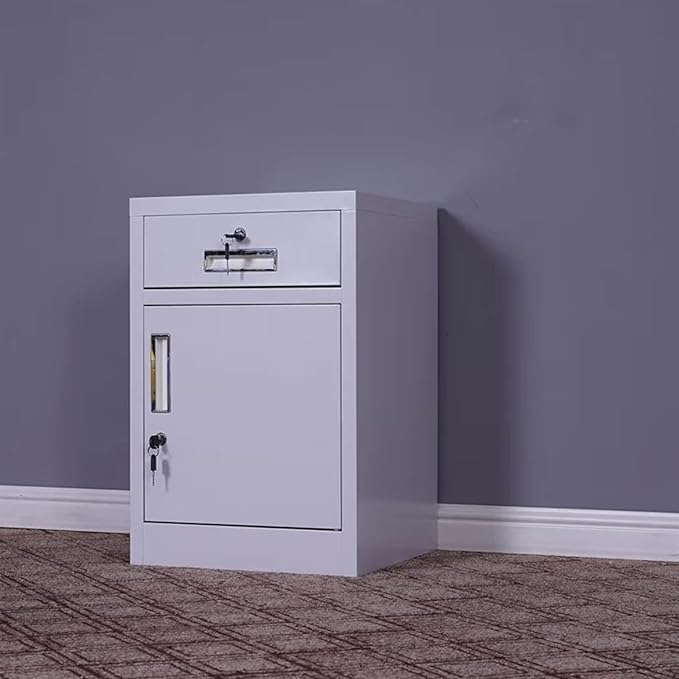 File Cabinet with 1 Drawers Metal Office Cabinet with LockOffice Filing Cabinet Under Desk Storage