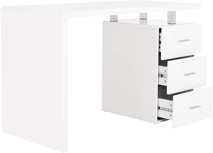 Safavieh Home Office Orrin Modern White 3-drawer Desk