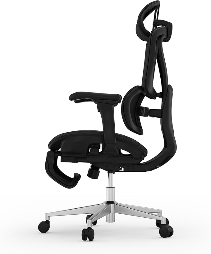 FLEXISPOT Sentinel Ergonomic Office Chair with Dual-Wing Adaptive Lumbar 3D Armrests 3-Position Recline up to 120° Height-Adjustable Backrest Premium Mesh Computer Desk Chair for Home &amp Office