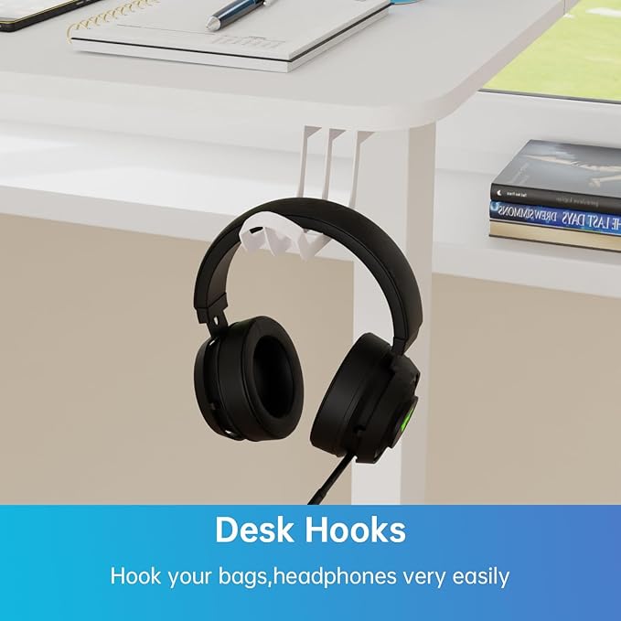Adjustable Height Computer Workstation - Electric Lifting Sit Stand Desk Rising Computer Table That Raises Up and Down for Home Office