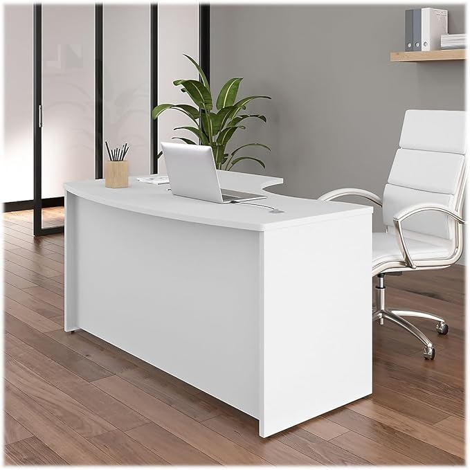 Bush Business Furniture Studio L-Bow Desk Shell