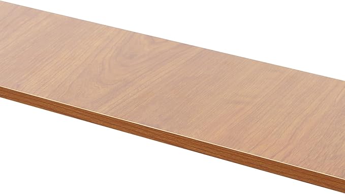 Desktop Shelf-Home Office Computer Desk [2nd Floor] 115CM-walnut Color