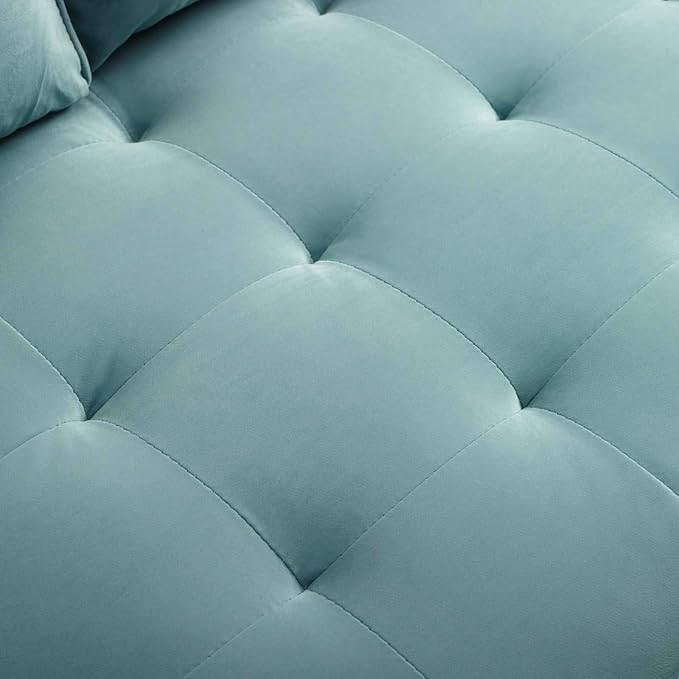 Modway EEI-3764-MIN Valour Performance Velvet Sofa Mint