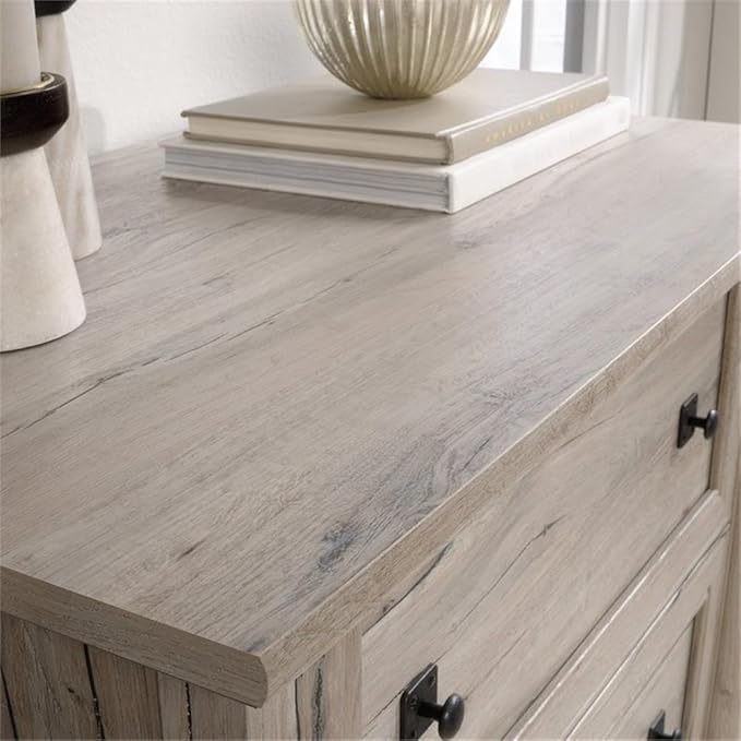 Pemberly Row 2 Drawers 29.61 Lateral Oak Engineered Wood Filing Cabinet Easy Assembly Stationary Legal/Letter Size for Home Office