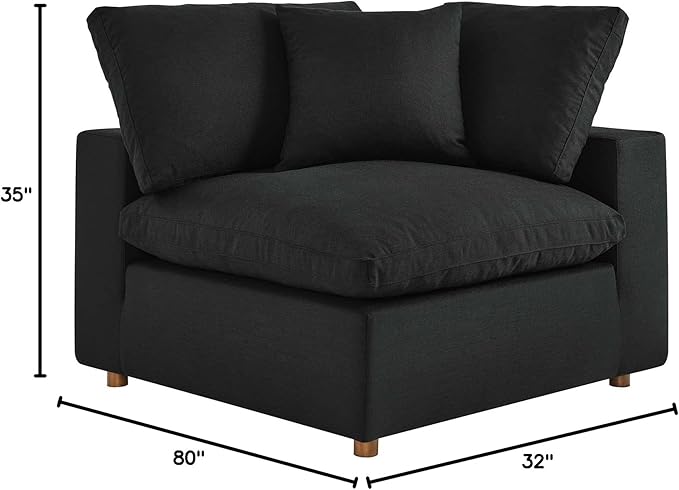 Modway Commix Down-Filled Overstuffed Upholstered Loveseat