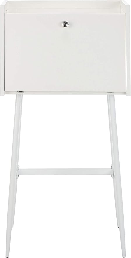 Safavieh Home Office Xander Modern White and White Storage Secretary Desk