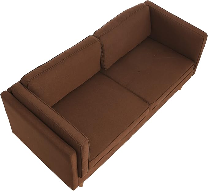 Creative Co-Op Atley High Sided Sofas Vintage Brown