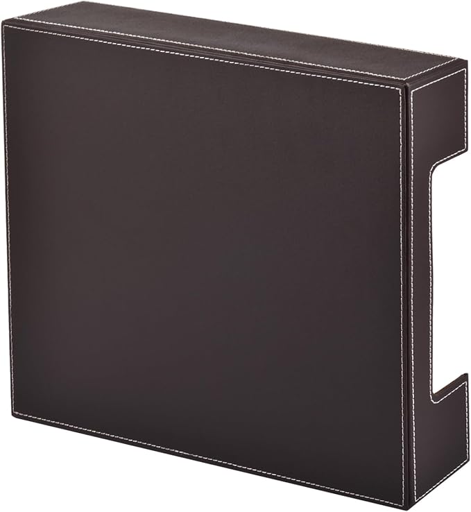 Leather Letter Tray Office Supplies Desk Organizer for Mail Paper Files Magazines Jewelry CosmeticsLuxury Letter Holder&ampMultipurpos Stackable Office Desktop Storage BoxCoffee