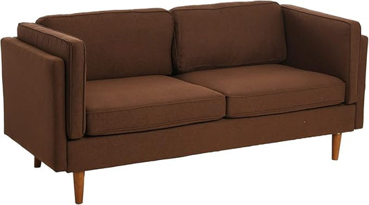 Creative Co-Op Atley High Sided Sofas Vintage Brown