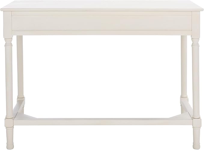 SAFAVIEH Home Collection Ryleigh Distressed White 2-Drawer Desk