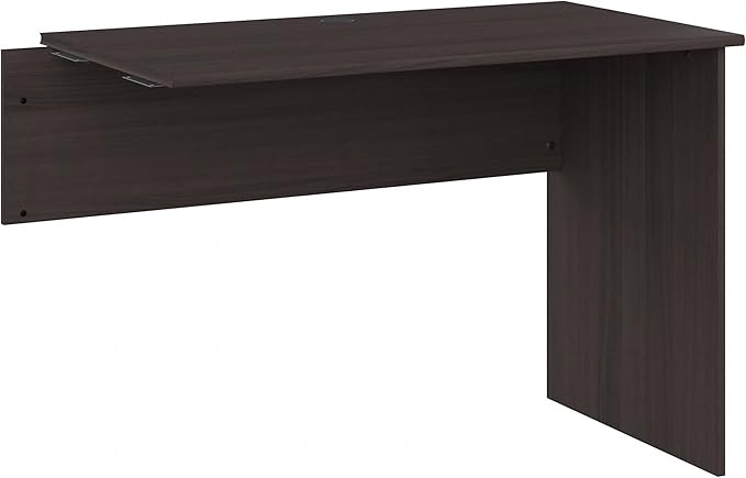 Bush Furniture Cabot 42W Shell Desk Return in Heather Gray
