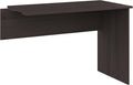 Bush Furniture Cabot 42W Shell Desk Return in Heather Gray