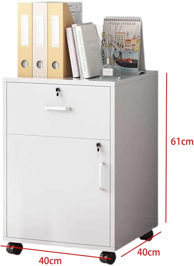 File Cabinet for Home OfficeFile Cabinet with Lock Under Desk File Cabinet Office Vertical Files Cabinet 1 Drawer Metal Filing Cabinet Keep Documents Secure and Neat