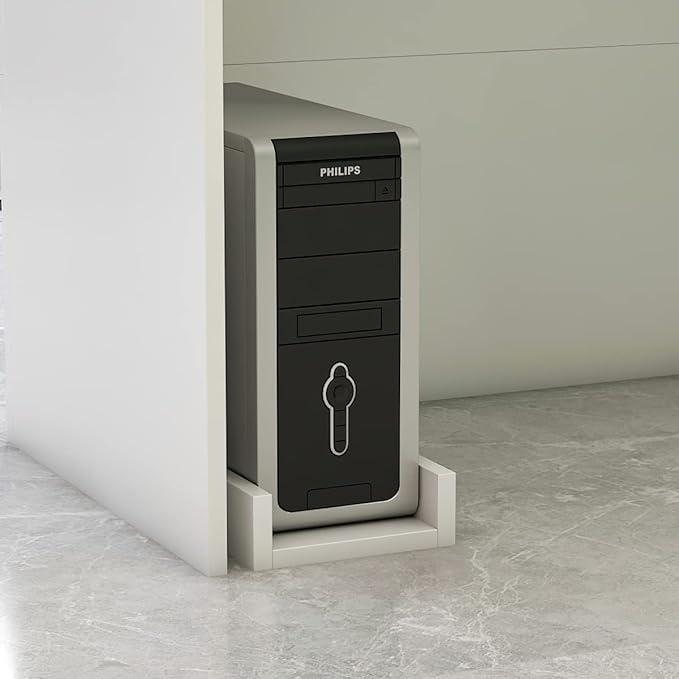 Homsee Reception Desk L-Shaped Office Desk with Counter 1 Door Storage Cabinet 1 Lockable Drawer Hutch Shelf &amp Keyboard Tray White