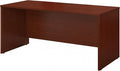 Bush Business Furniture Series C 60W x 24D Credenza Desk in Mahogany Computer Table for Home or Professional Office