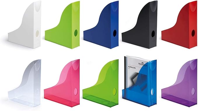 Durable 1701712540 Magazine File Basic 6 Pieces Blue Transparent