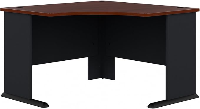 Bush Business Furniture Series C 48W x 30D Shell Desk in Mocha Cherry Office Workstation for Professional Use Compact Desktop Solution for Workspace