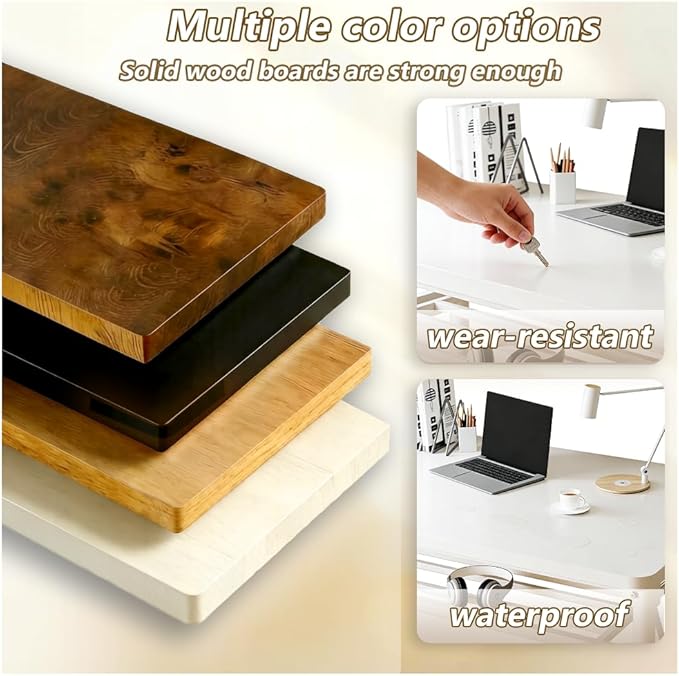 Folding Desk for Small Spaces 31.5 Inch Foldable Computer Desk No Assembly Required Space Saving Portable Study Table for Compact Home Office Bedroom Dorm Apartment White