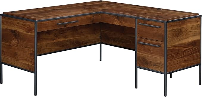 Sauder® Nova Loft 59W L-Shape Corner Desk Grand Walnut